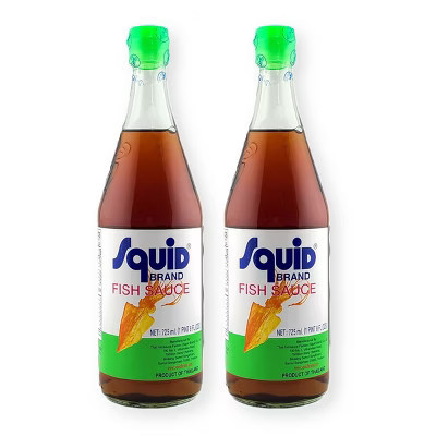 Squid Brand Thai Fish Sauce 24 Fl. Oz. / 700 ml (Pack of 2) | Target