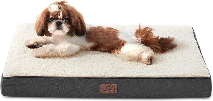 Bedsure Small Dog Bed for Small Dogs - Orthopedic Dog Beds with Removable Washable Cover, Egg Cra... | Amazon (US)
