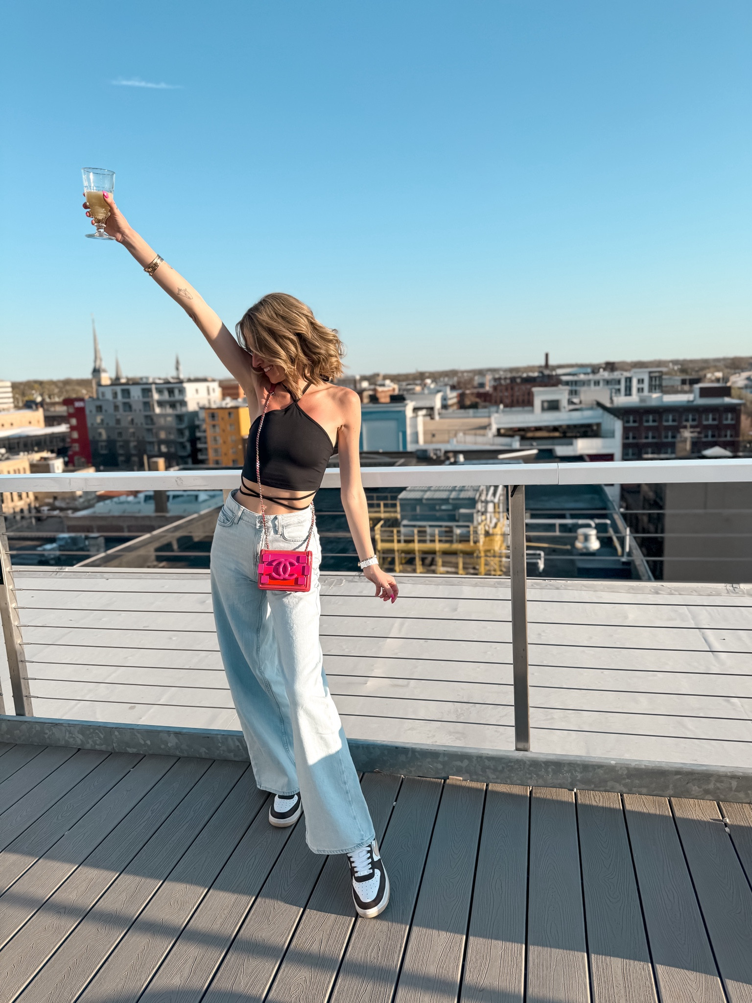 Date night outfits, black strapping, going out tank top