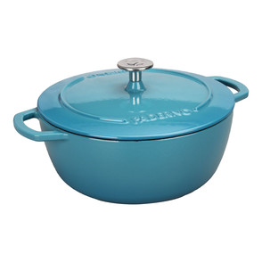 PADERNO Cast Iron Dutch Oven, 4.7-L, Atlantic Blue#142-7653-6 | Canadian Tire