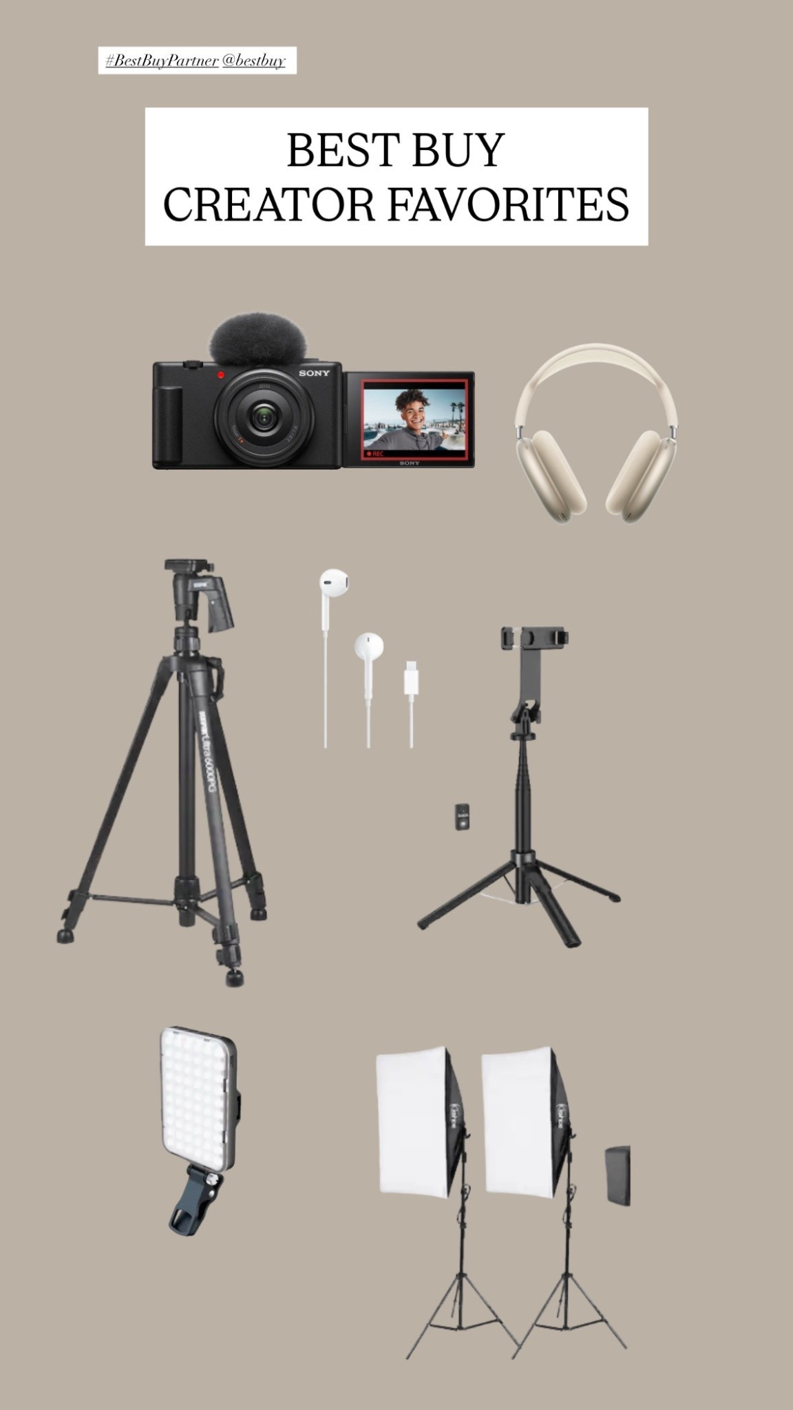 #BestBuyPartner @bestbuy has the top gifts for everyone on your list this holiday season, including some amazing Sony cameras!