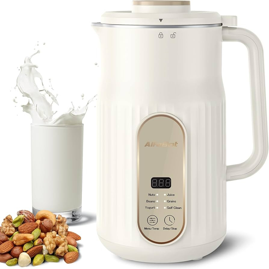 Nut Milk Maker, AlfaBot N2 Automatic Almond Milk Machine for Homemade Plant-Based Milk, Oat, Soy,... | Amazon (US)