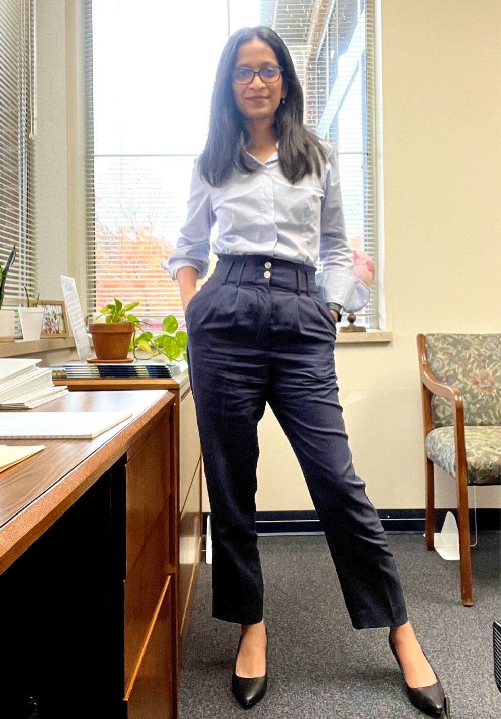 Blue shirt blue pants 💙

#LTKworkwear #LTKstyletip #LTKunder50