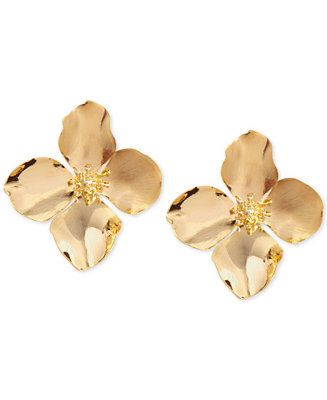Zenzii Flower Stud Earrings & Reviews - Earrings - Jewelry & Watches - Macy's | Macys (US)