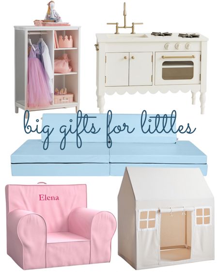 Big gifts for kids on sale! 

Play kitchen, playhouse, anywhere chair, playroom, dress up, gifts for kids, gifts for toddlers, gifts for preschoolers 

#LTKGiftGuide #LTKkids #LTKsalealert