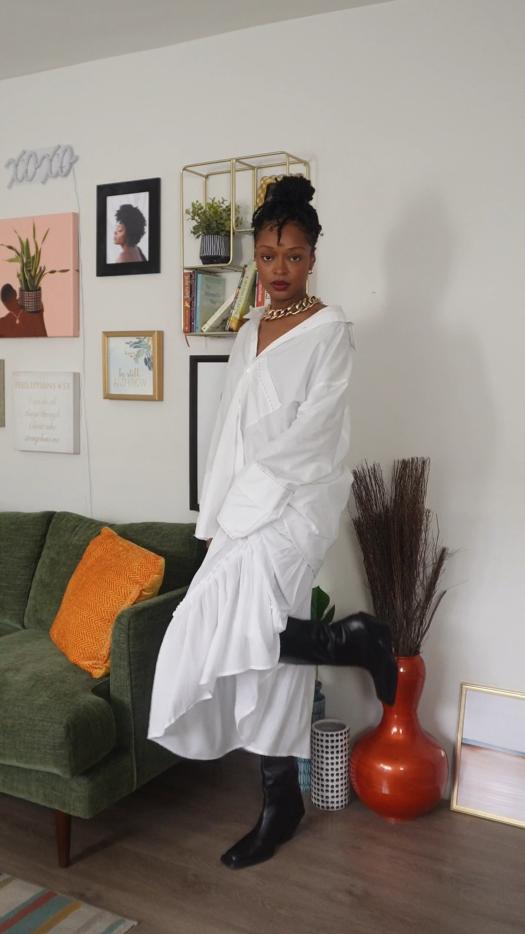 Found this cute little skirt for $11.99 at my local ross and decided to style it up. These are pretty basic pieces, everything I have on I’ve had for some time but I linked a couple of styles below to create the look. ⭐️

#LTKSaleAlert #LTKShoeCrush #LTKVideo