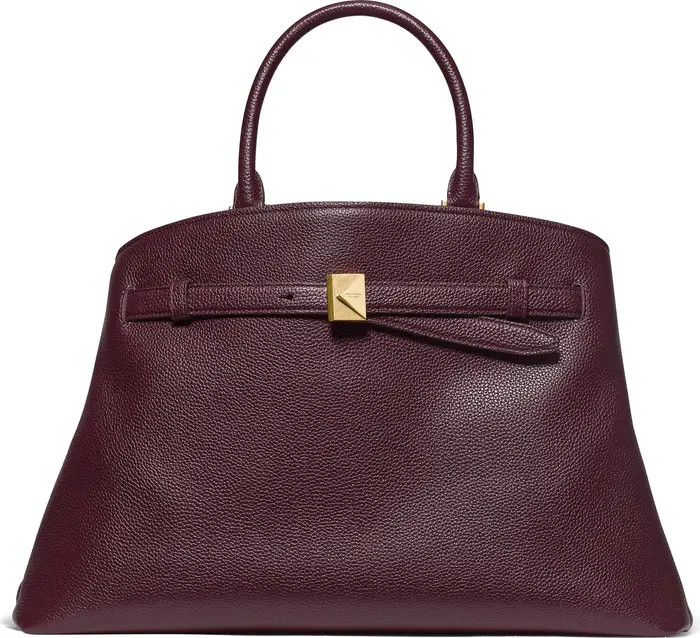 large deco pebble leather satchel | Nordstrom