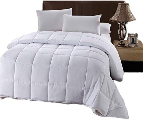 Royal Hotel Comforter White Down Alternative - King Quilted Duvet Insert - Hypoallergenic All-Sea... | Amazon (US)