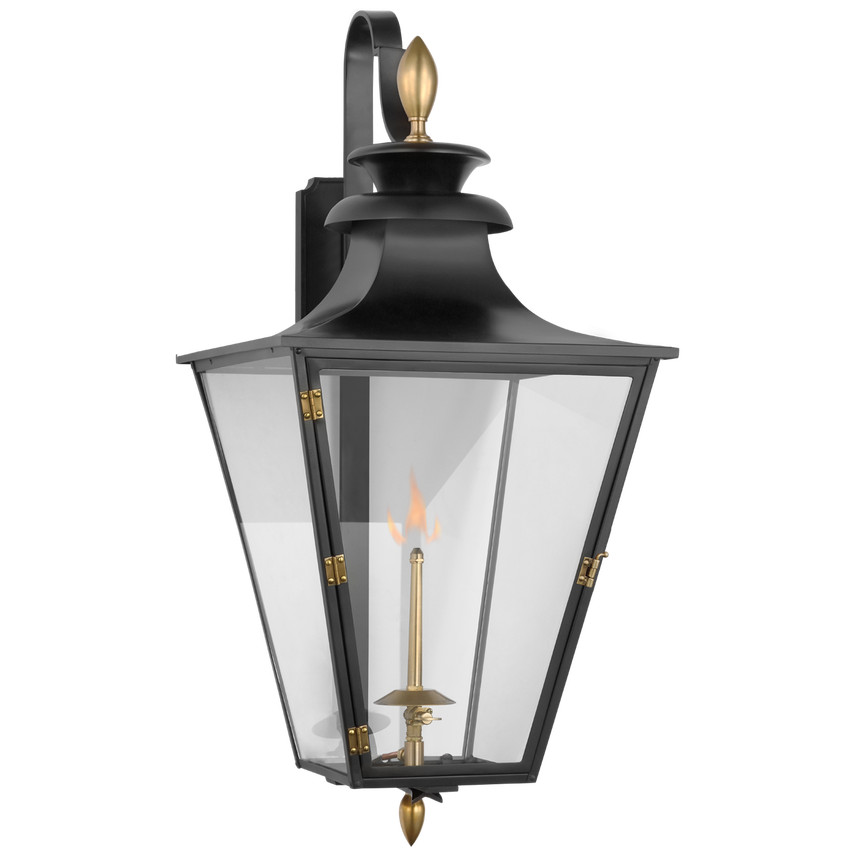 Albermarle Medium Bracketed Gas Wall Lantern | Visual Comfort