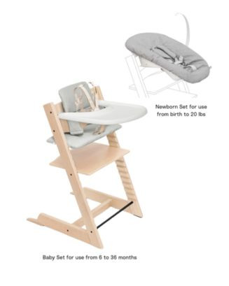 Stokke Tripp Trapp® High Chair², Cushion, Tray & Newborn Bundle   | Bloomingdale's Kids | Bloomingdale's (US)