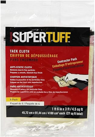 Trimaco SuperTuff Tack Cloth, 18-inch x 36-inch, 6 Count | Amazon (US)