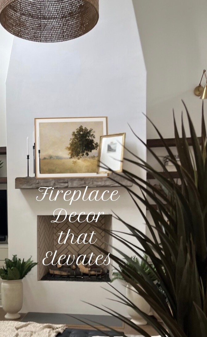 Your fireplace should be styled, not just turned on.

Fireplace décor is one of the fastest ways to elevate your living room and make it feel finished, warm, and intentional. Layer artwork on easels to add height and visual interest, mix candles for soft glow and ambiance, bring in plants for life and movement, and finish with accent lighting to highlight the entire moment. When you combine art, greenery, texture, and warm lighting, your fireplace becomes a true focal point instead of an afterthought. These are the details that create depth, balance, and that cozy, designer-done feel you notice the second you walk into the room.

#FireplaceDecor #LivingRoomStyling #LTKHome

#LTKHome