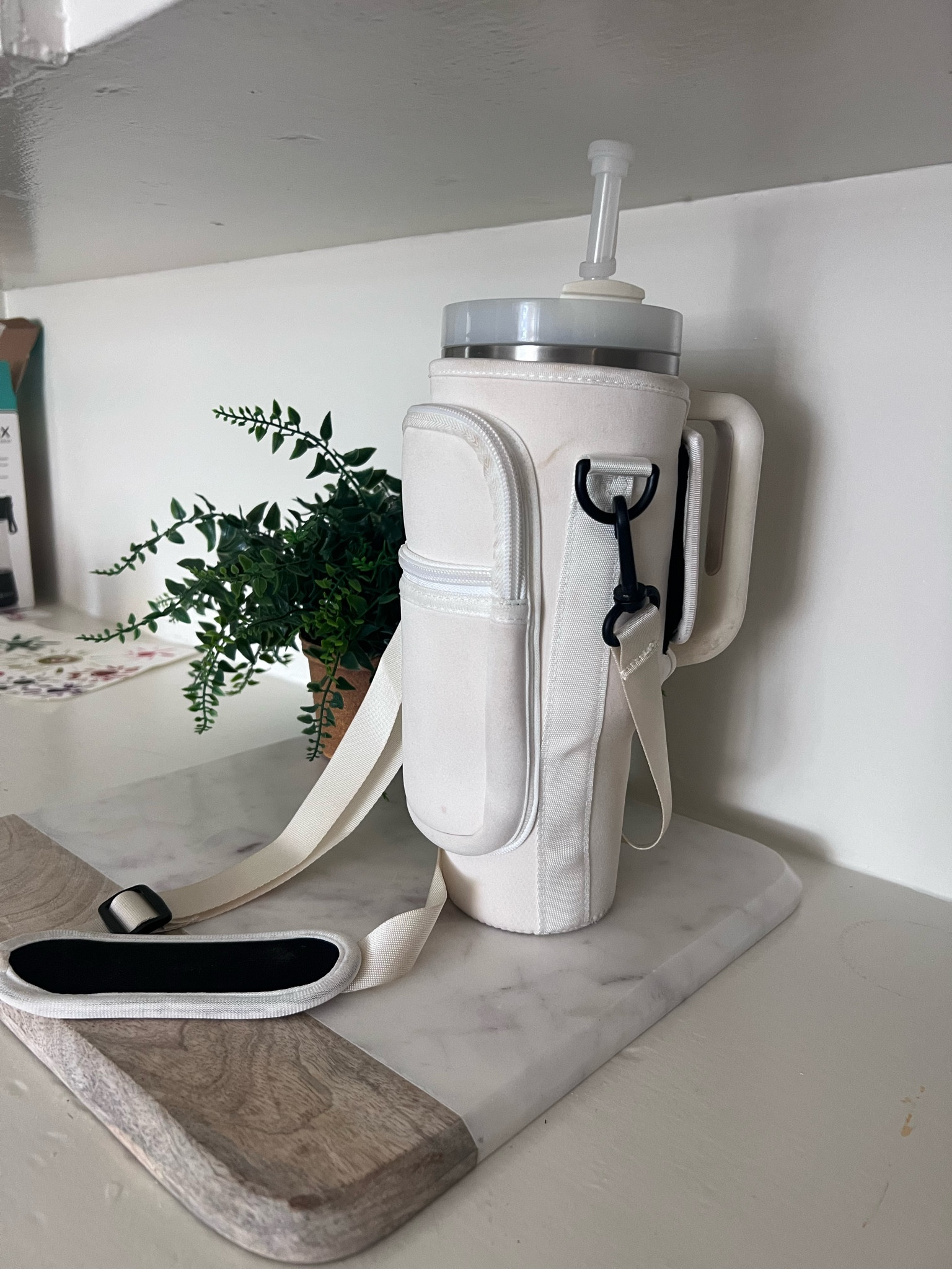 Stanley cup sleeve with pockets 