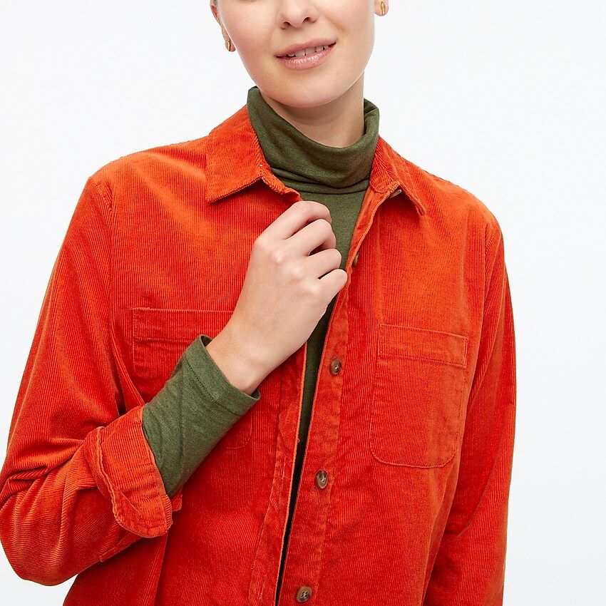 Corduroy shirt-jacket | J.Crew Factory