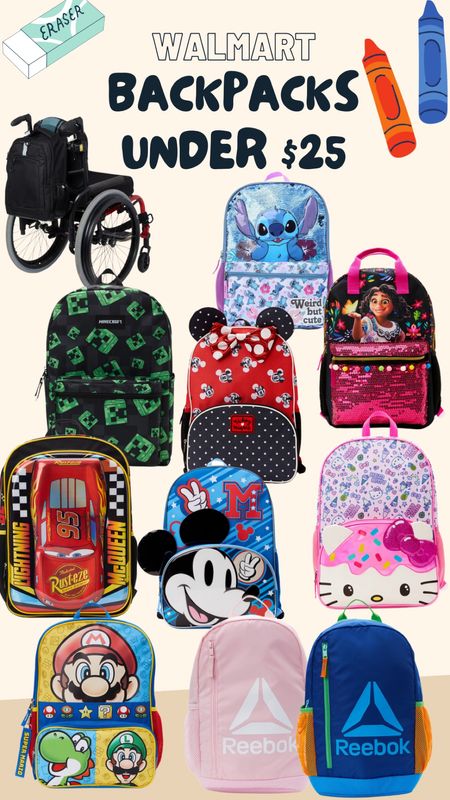 Walmart Backpacks Under $25

#LTKBacktoSchool #LTKkids #LTKunder50