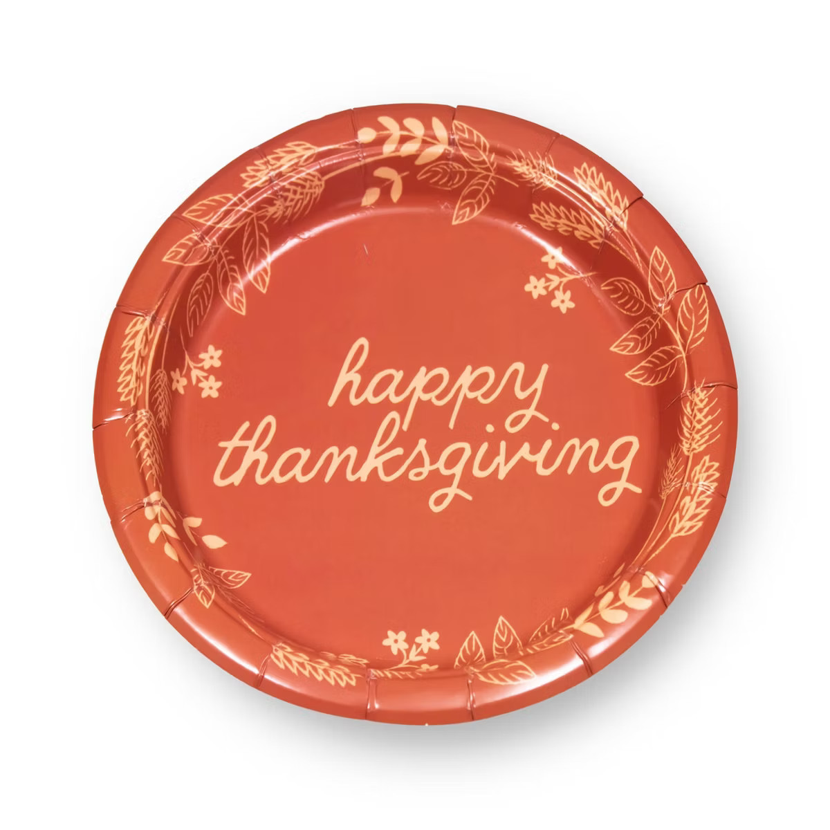 10ct 8" Thanksgiving Paper Party Dinner Plate Thanks | Target