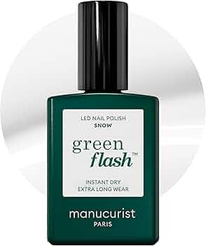 MANUCURIST • Green Flash LED Gel Nail Polish • Vegan • 12-Free, Plant-Based (57%) Gel Polis... | Amazon (US)