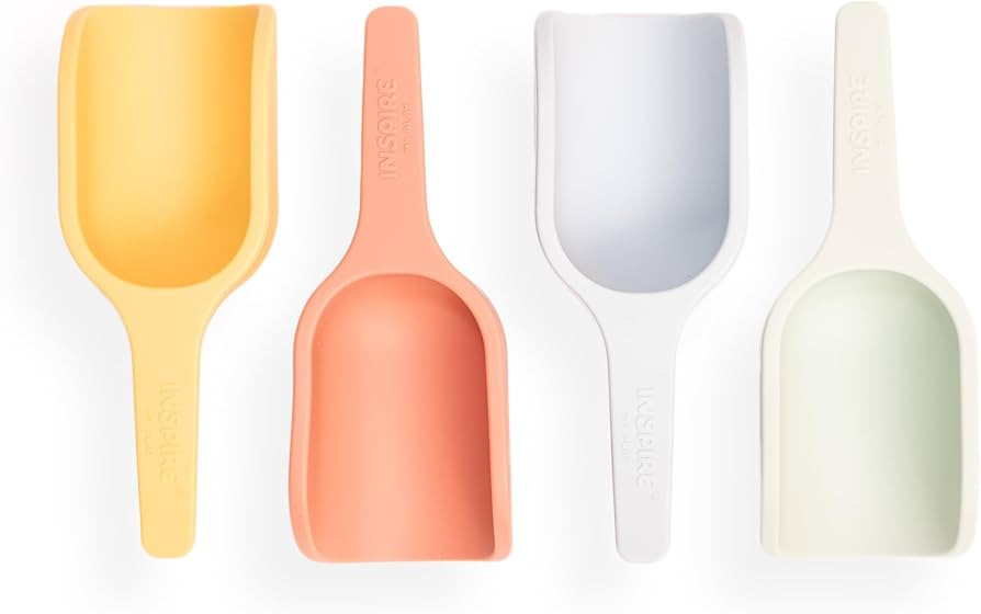 Inspire My Play - 4 x Mini Silicone Scoops - Perfect for Sensory PlayTray - Sensory Bin Accessori... | Amazon (US)