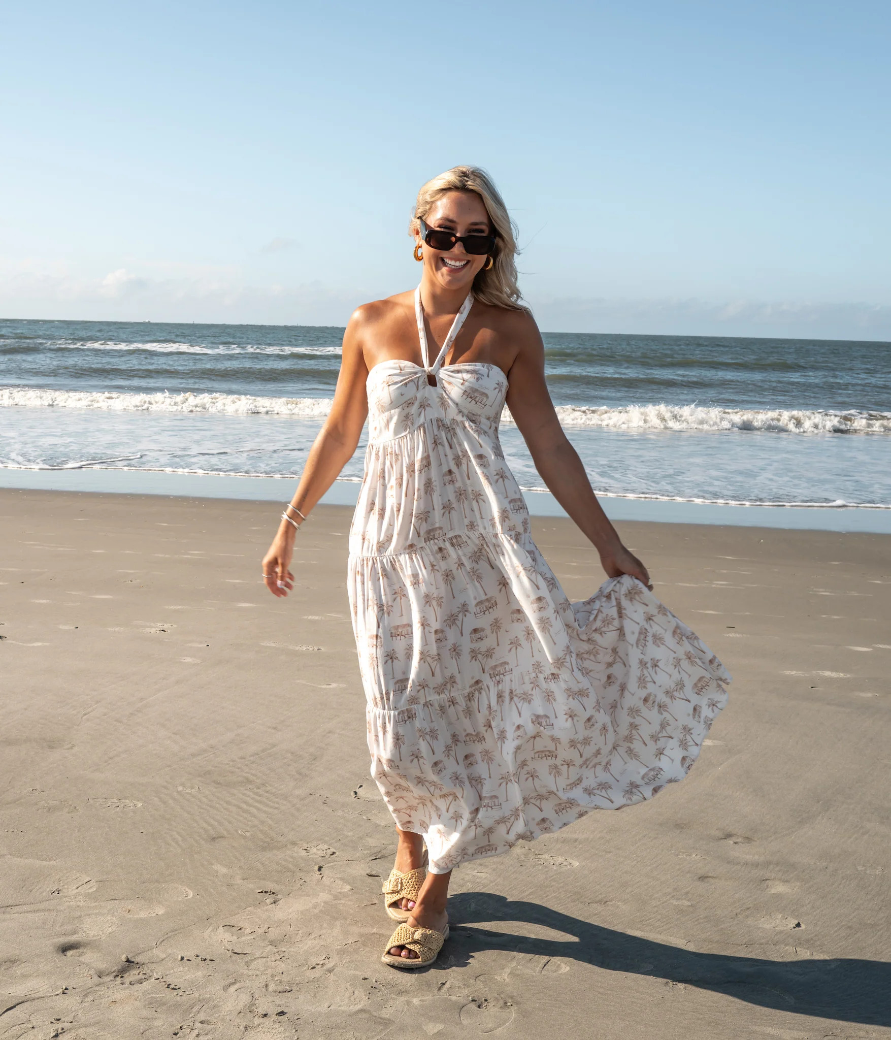 Women's Bandeau Maxi Dress - The Sullivan's Island | Kenny Flowers