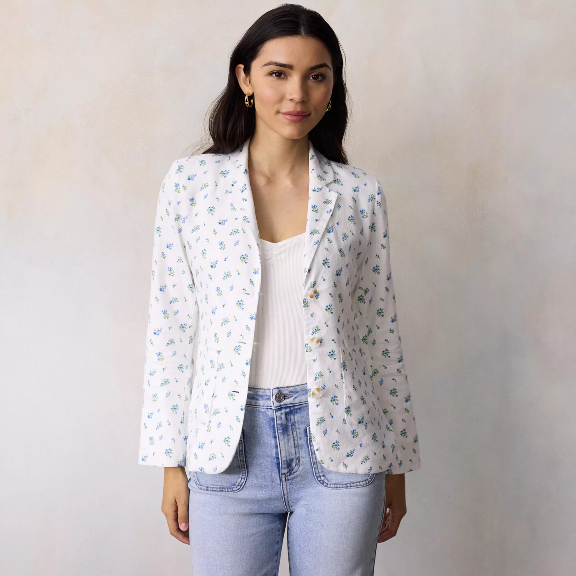 Women's LC Lauren Conrad Patch Pocket Blazer | Kohl's