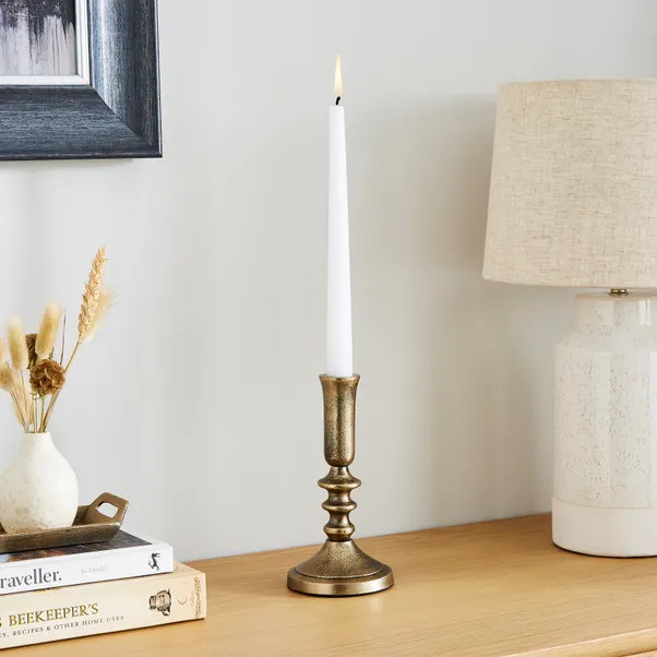 Aluminium Candlestick Holder | Dunelm