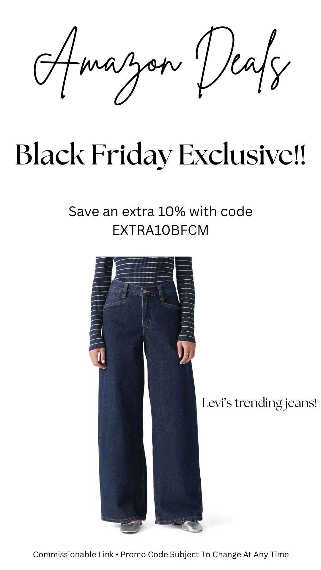 Levi jeans on sale
Black Friday
Wide leg jeans
Denim



#LTKSaleAlert #LTKFindsUnder50 #LTKCyberWeek