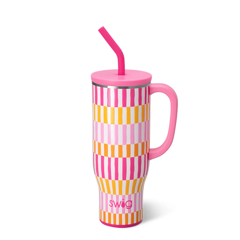 Sherbet Stripe Mega Mug 30oz | Swig Life