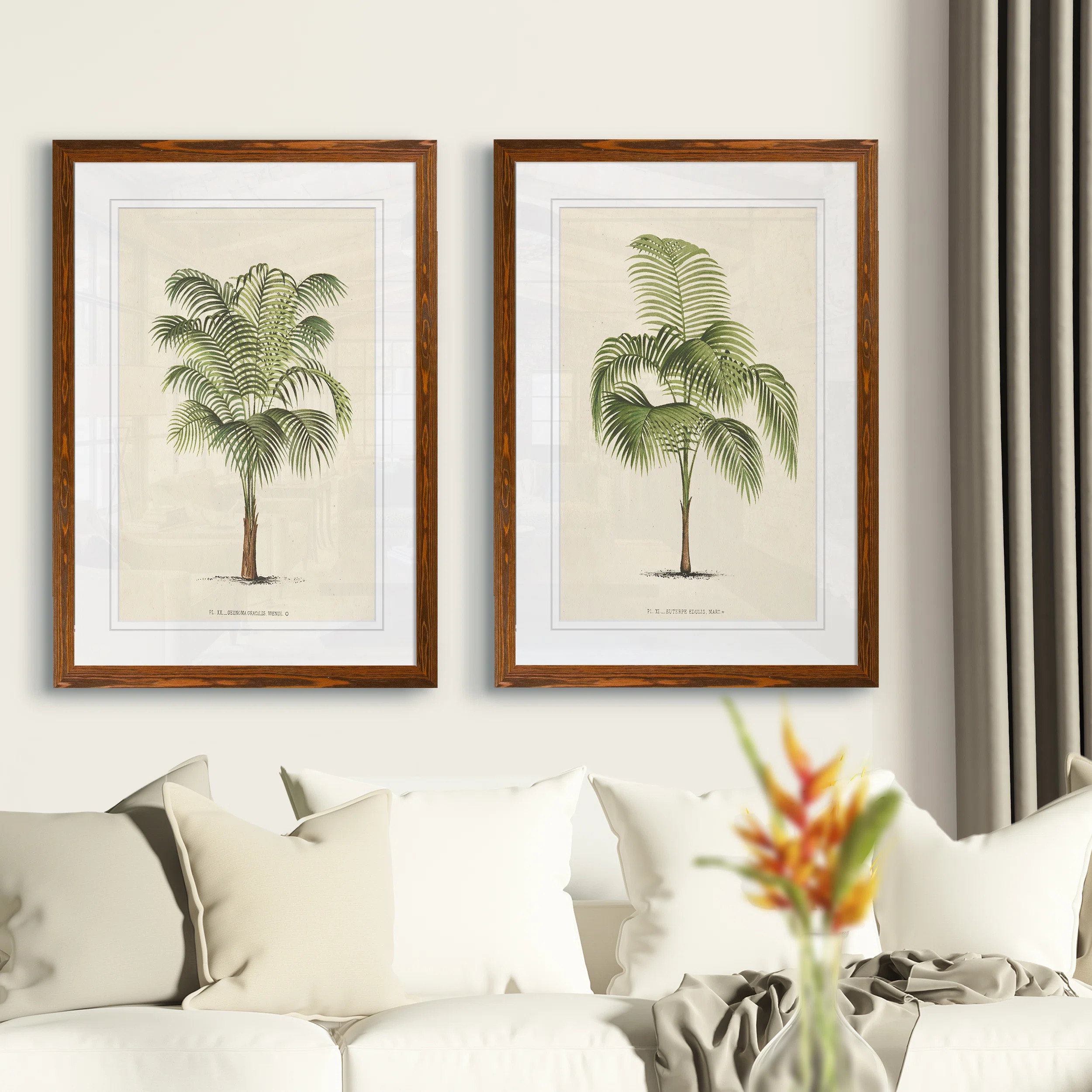 " Les Palmiers I " by Vincent Van Gogh 2 - Pieces | Wayfair North America