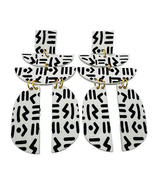 Geometric Dangle Earrings | Macy's