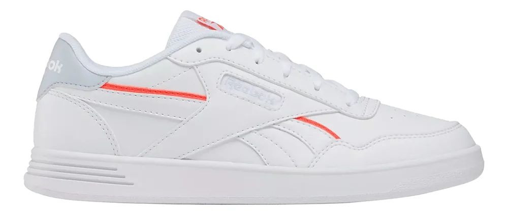 Womens Reebok REEBOK COURT ADVANCE VEGAN Shoe Size: 8.5 Ftwr White - Feel Good Blue - Orange Fash... | Walmart (US)