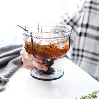 Embossed Glass Dessert Cup | YesStyle Global