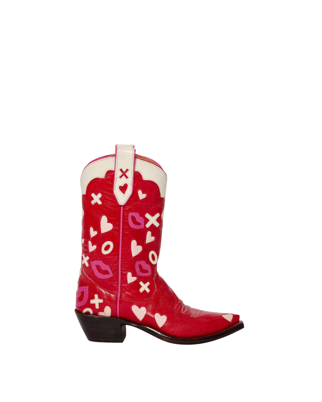 Elaine Red | Luxury Fashion Women's Cowboy Boots | Miron Crosby | Miron Crosby