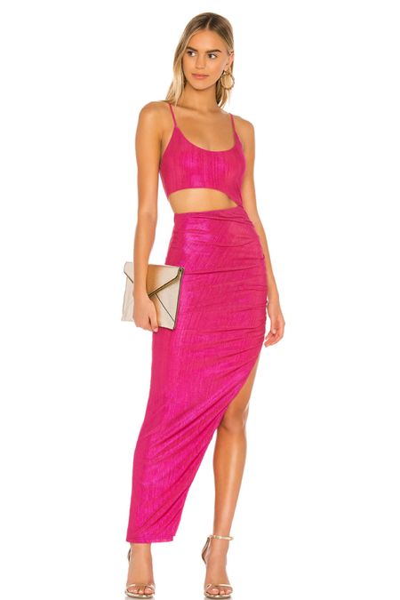 Here is a cute pink outfit idea for your  bachelorette party - perfect for a night out with the girls! Any kind of cocktail dresses (like a mini dress or a bodycon dress) would work great as a bachelorette party dress! I would suggest wearing something chic and trendy, slightly fancy but comfortable. #bacheloretteoutfit #bacheloretteoutfitideas #instabride #bridalparty #bach #gettinghitched #BacheloretteBash #cuteoutfit #whiteoutfit #pinkfrills #bachdress #pinkoutfit #gettingmarried

#LTKstyletip #LTKwedding #LTKFind