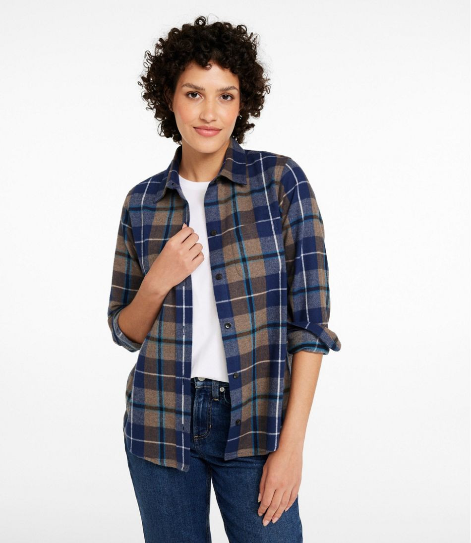 Women's Scotch Plaid Flannel Shirt, Relaxed | L.L. Bean