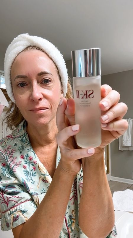 Step 3 in my morning skincare routine:
SK-11 Essence
A skincare powerhouse containing over 90% PITERA, this proprietary ingredient rivals the benefits of retinol, Vitamin C and hyaluronic acid. Address visible signs of aging and skin damage. 



#LTKVideo #LTKover40 #LTKbeauty