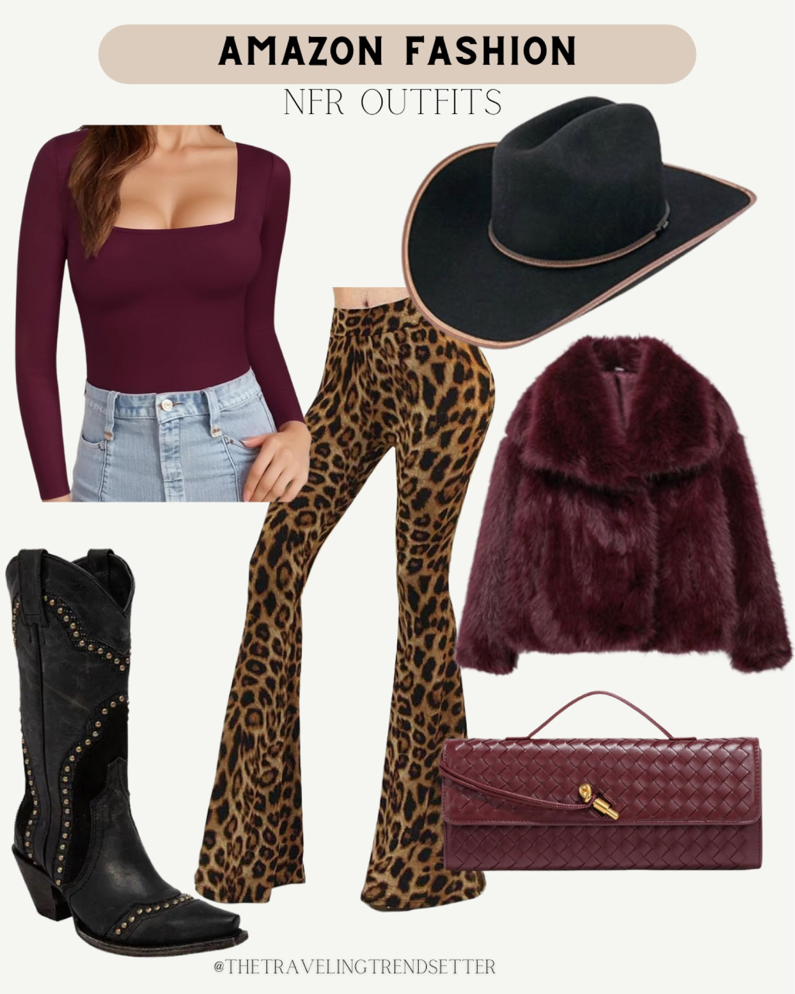 Amazon fashion - NFR outfit - western burgundy leopard - girls night outfit - date night outfit - country concert outfit winter western - fall holiday Thanksgiving 

#LTKHoliday #LTKFindsUnder100 #LTKSeasonal