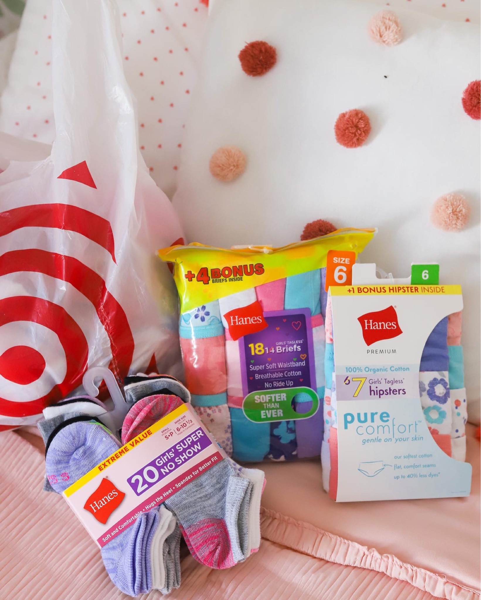 #AD With two kids in school and activities, we are constantly needing to stock up on everyday basics like comfy socks and underwear! @Hanes Kids at @Target is our go-to brand because my kids LOVE the fun colors and patterns, the fabric and fit is super comfortable and stretchy, and the price point can’t be beat! Hanes is a classic American brand that can be found in 9 out of 10 drawers in over 30 countries for a reason. Their products are dependable, and the multipacks at Target make stocking your children’s closets easy and affordable! Linking our favorite girls and boys’ no-show socks that are incredibly soft and stretchy as well as our favorite tagless underwear for kids! #TargetPartner
#HanesxTarget #Hanes #Target 


#LTKkids #LTKGiftGuide #LTKfamily