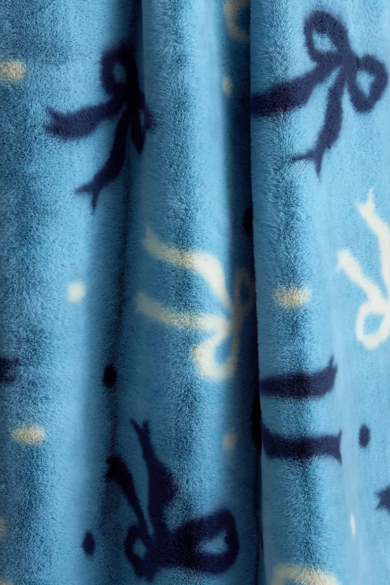 Maeve Printed Faux Fur Throw Blanket | Anthropologie (US)