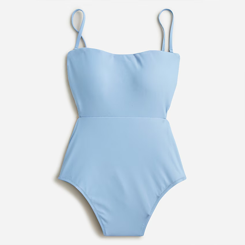 Cutout tie-back one piece | J. Crew US