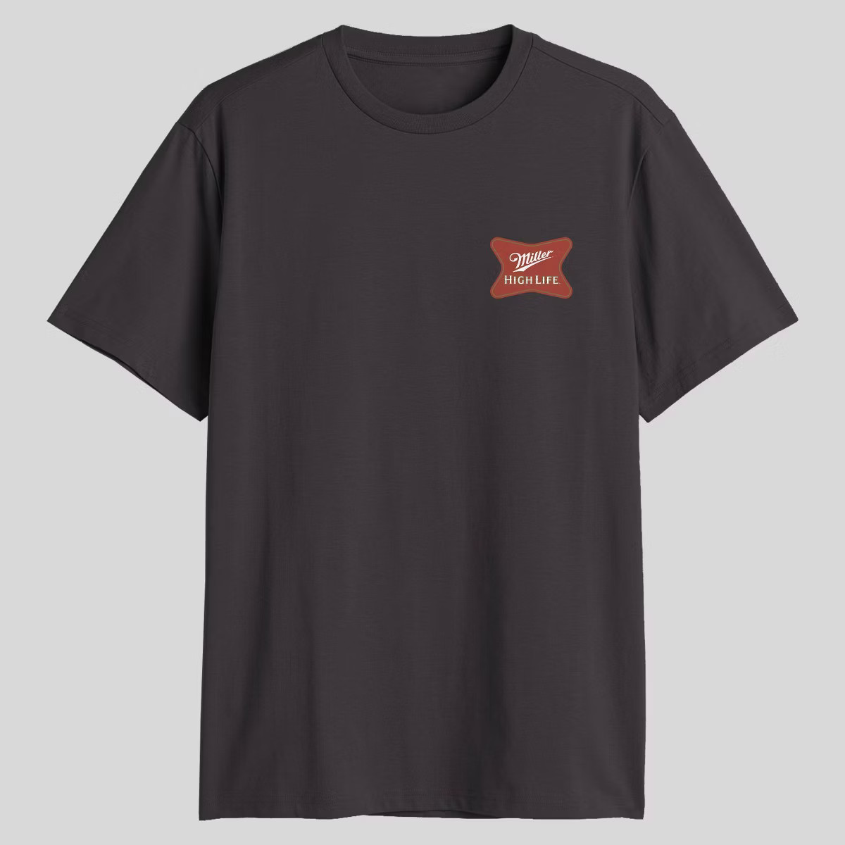 Men's Miller Holiday Graphic T-Shirt - Charcoal Gray | Target