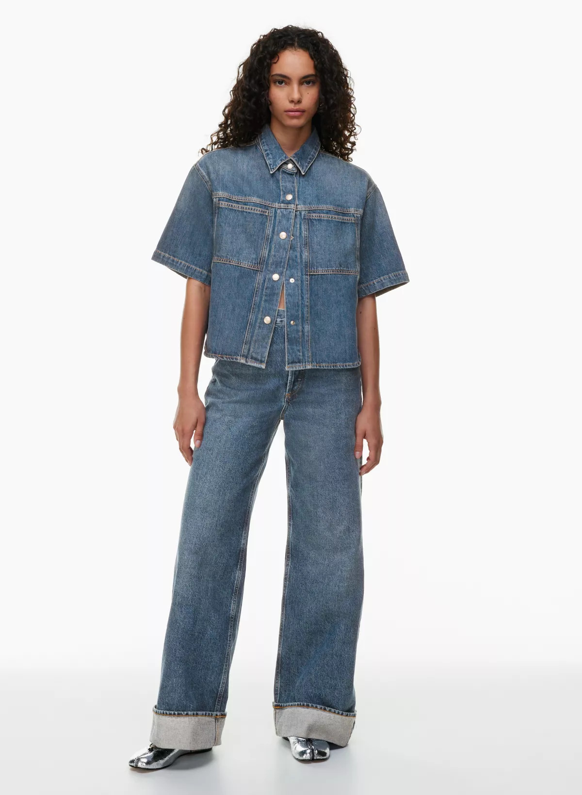 REED PANELED SHIRT | Aritzia