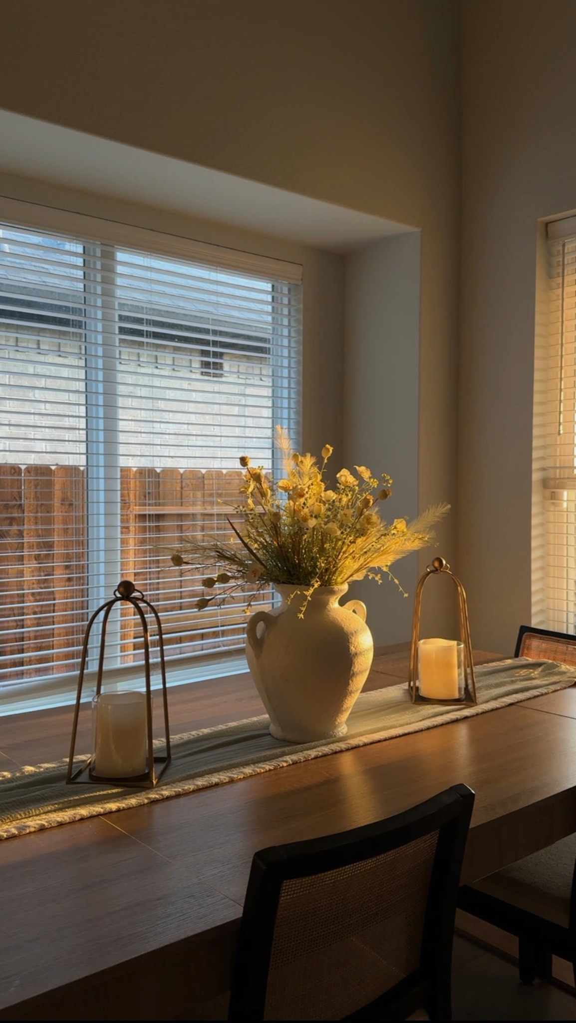 Dining table details! 