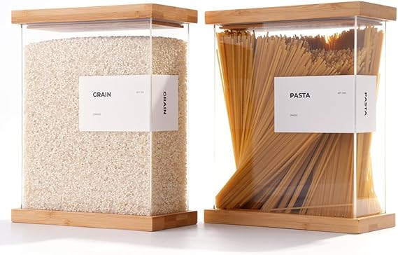 APT 1101 Bamboo Food Dispenser | Kitchen Organizers and Storage | Airtight Pantry Organizers and ... | Amazon (US)