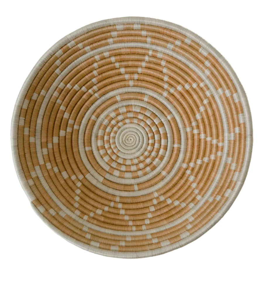 Large Apricot Burst Round Basket | Megan Molten