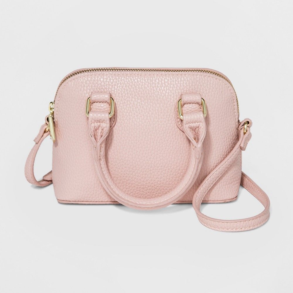 Women's Mini Dome Cross Body Bags - A New Day Smoked Pink, Size: Small | Target
