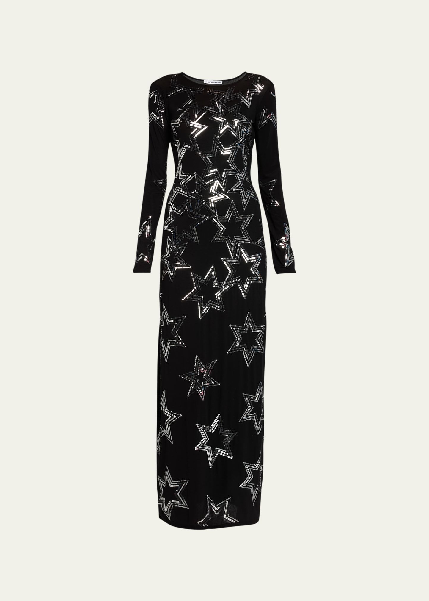 Rabanne Star Sequined Maxi Dress | Bergdorf Goodman