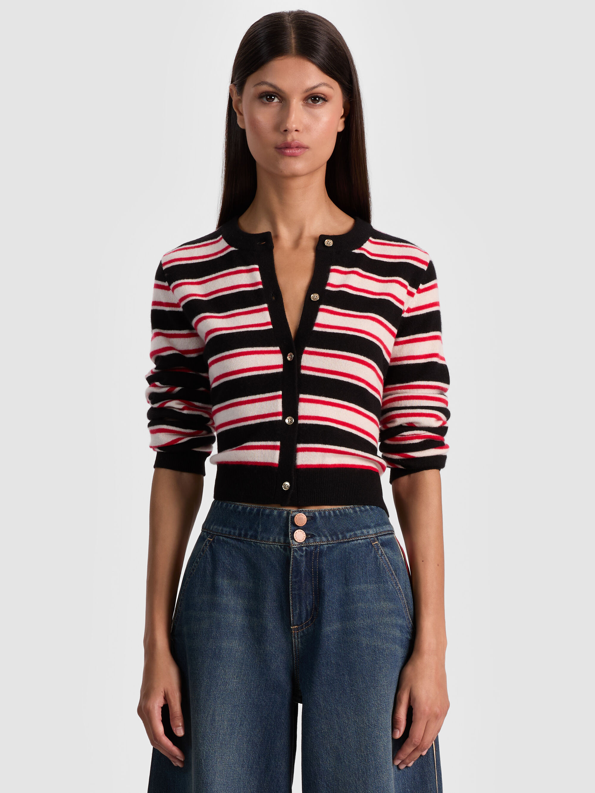DOLLIE CASHMERE CARDIGAN | Alice + Olivia