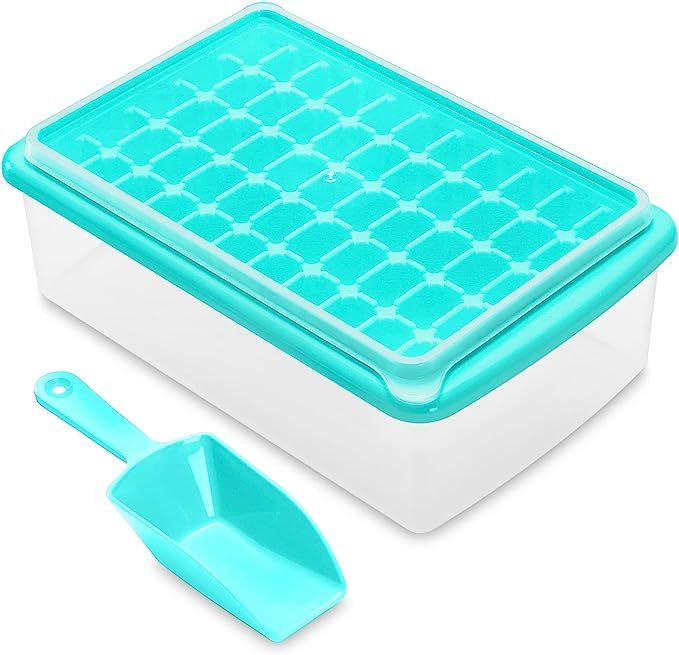 ARTLEO Ice Cube Trays for Freezer with Lid and Storage Container, Easy Release 55 Mini Nugget Ice... | Amazon (CA)