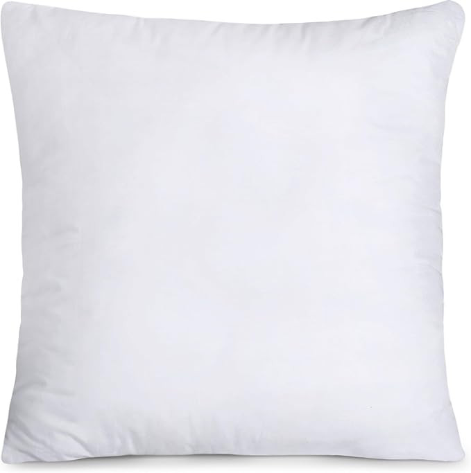 Utopia Bedding Throw Pillows (Set of 1, White), 18 x 18 Inches Pillows for Sofa, Bed and Couch De... | Amazon (US)