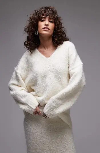 Oversize V-Neck Sweater | Nordstrom